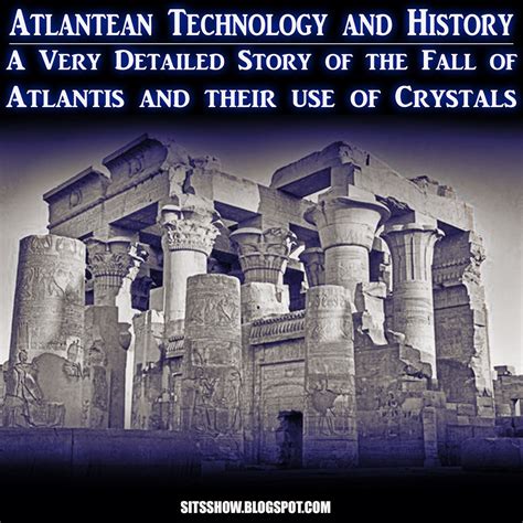 Table 1: Ancient Technologies of Atlantis