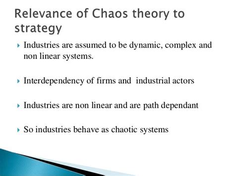 Table 1: Applications of Chaos Theory