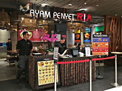 Table 1: Ayam Penyet Ria Outlets