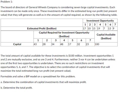 Table 1: Becker Capital Investment Performance