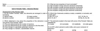 Table 1: Benefits of Chemistry Review Packets