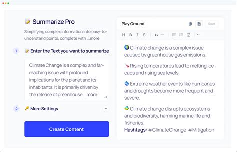 Table 1: Benefits of Summary Generator AI Free