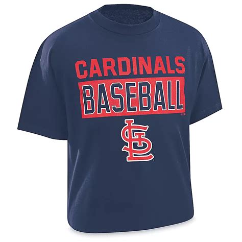 Table 1: Cardinal Baseball Tee Shirt Styles