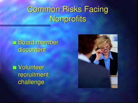 Table 1: Common Liability Risks for Nonprofits