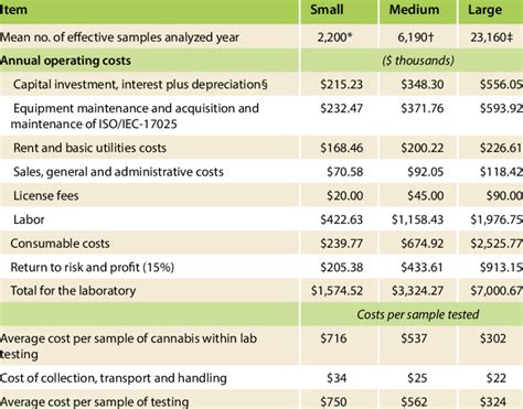 Table 1: Costume Itemization and Cost