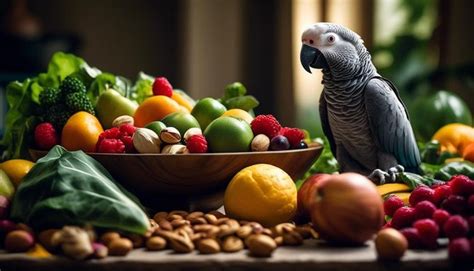 Table 1: Dietary Guidelines for African Grey Parrots