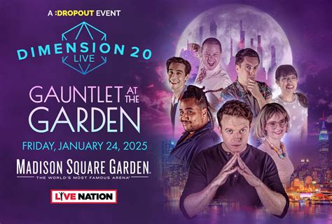 Table 1: Dimension 20 Live at Madison Square Garden Attendance