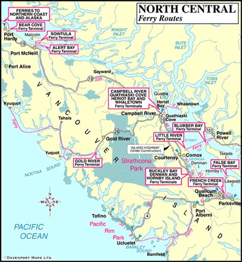 Table 1: Ferry Routes in British Columbia