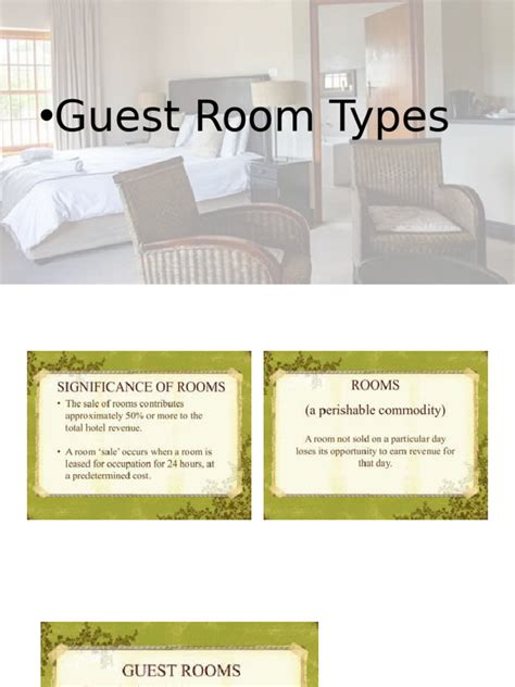 Table 1: Guest Room Types