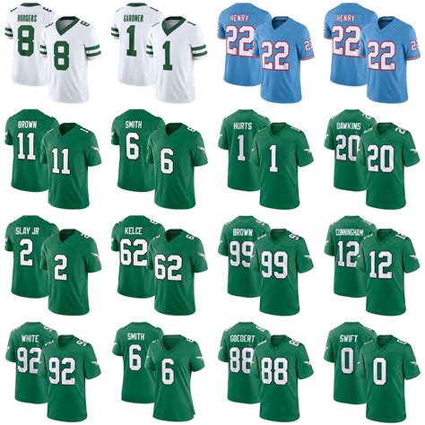 Table 1: Hall of Fame Eagles Jerseys