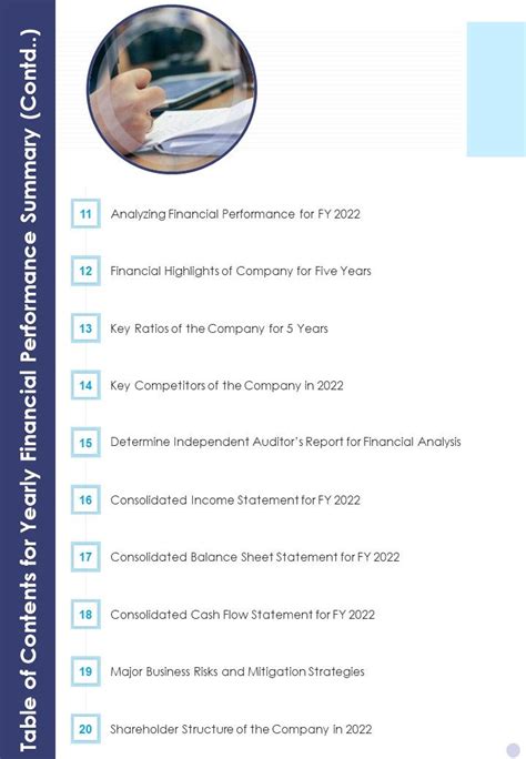 Table 1: KSS Financial Performance Summary