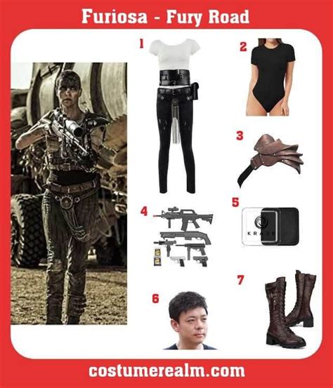 Table 1: Key Features of Furiosa's Costume