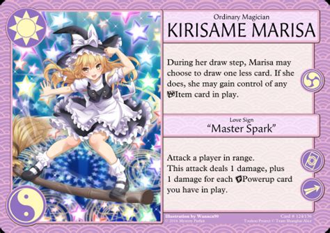 Table 1: Kirisame Marisa's Abilities