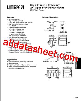 Table 1: LTV-8141S Specifications