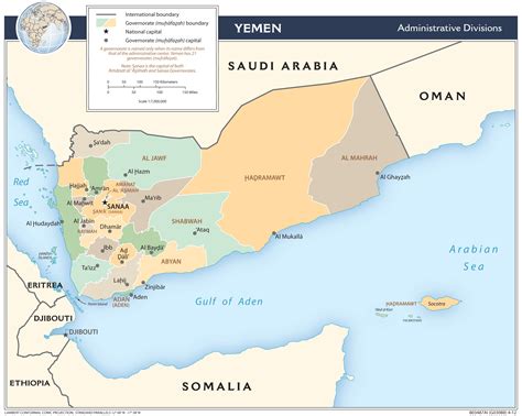 Table 1: Map 8: Yemen Key Features