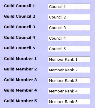 Table 1: Mason's Guild Hierarchy