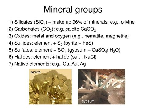 Table 1: Mineral Composition of Common Fire Crystals