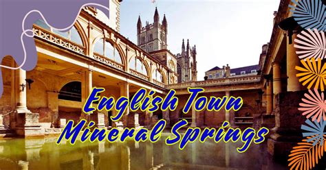 Table 1: Mineral Content of English Town Mineral Springs