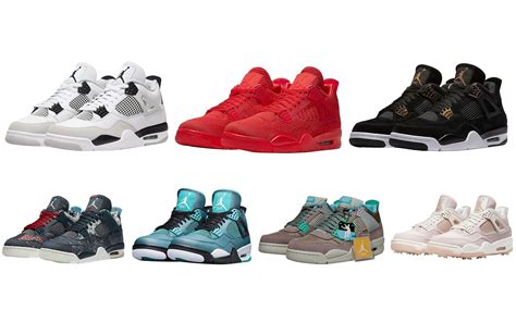 Table 1: Nike Air Jordan 4 Colorways