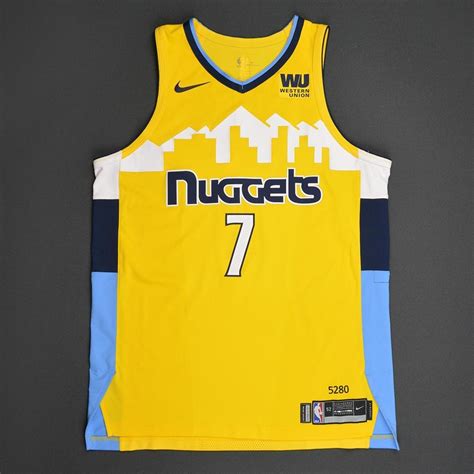 Table 1: Nuggets 2017 Jersey Sizes