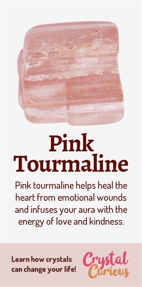 Table 1: Pink Tourmaline Stone Benefits at a Glance