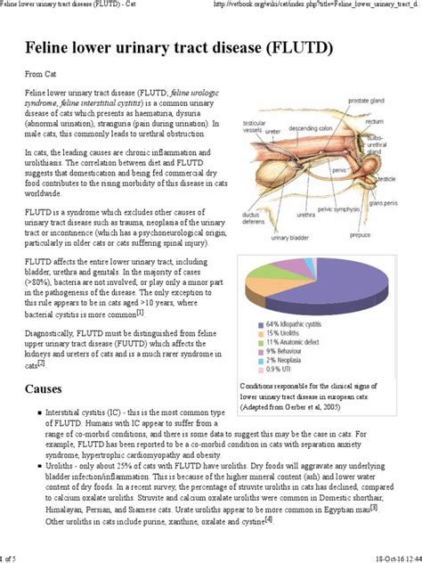 Table 1: Prevalence of Feline Lower Urinary Tract Disease (FLUTD)