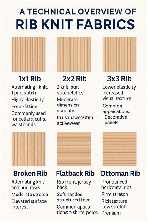 Table 1: Rib Knit Fabric Properties