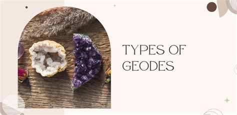 Table 1: Therapeutic Benefits of Geodes