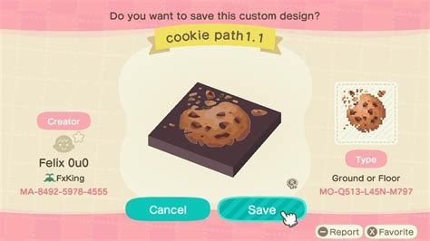 Table 1: Top-Rated Cookie Designs in Animal Crossing