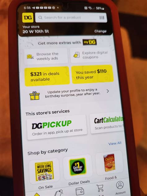 Table 1: Top-Rated Features of the Dollar General App