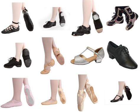 Table 1: Types of Dance Shoes for Practice