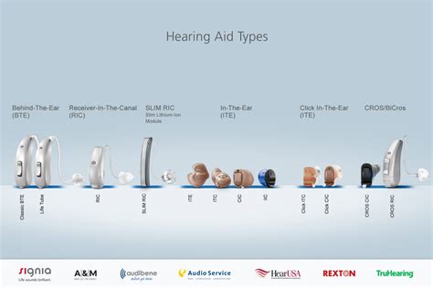 Table 1: Types of Hearing Aids Offered by Sivantos Pte Ltd