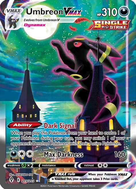 Table 1: Umbreon VMAX Specifications