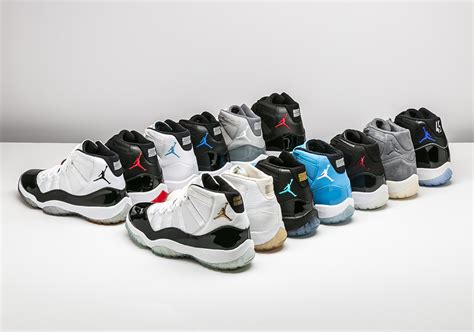 Table 1: Women's Air Jordan 11 Exclusive Colorways