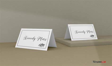 Table Name Tag Template