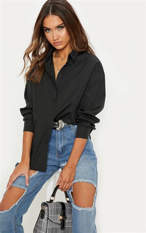 Table of Essential Styling Options for an Oversized Black Button Up Shirt