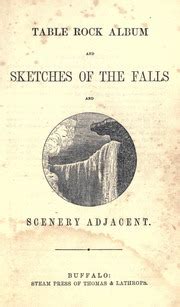 Table rock album and sketches of the falls of Niagara and scenery adjacent Doc