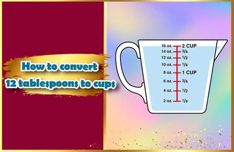 Tablespoon to Cup Conversion: A Comprehensive Guide