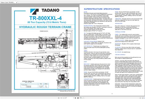 Tadano Service Manual Tr Ebook Kindle Editon