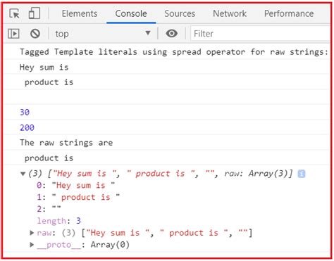 Tagged Template Literals