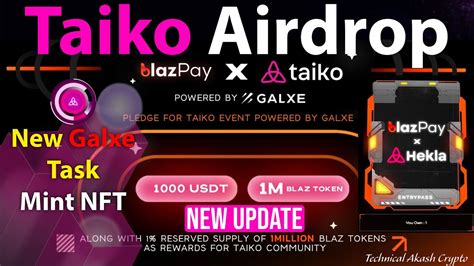 Taiko Airdrop: 1,000,000,000 Tokens Available for Claim!