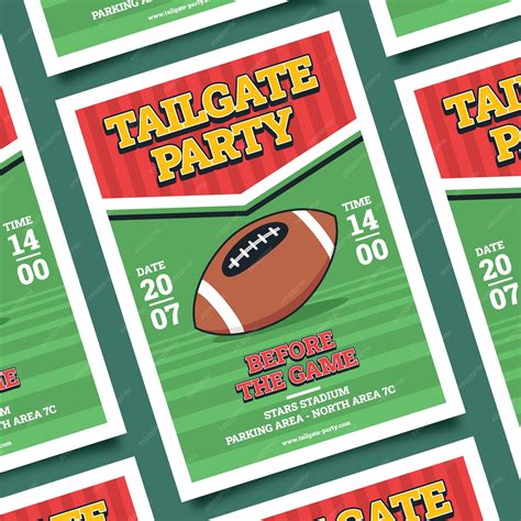 Tailgate Flyer Template Free
