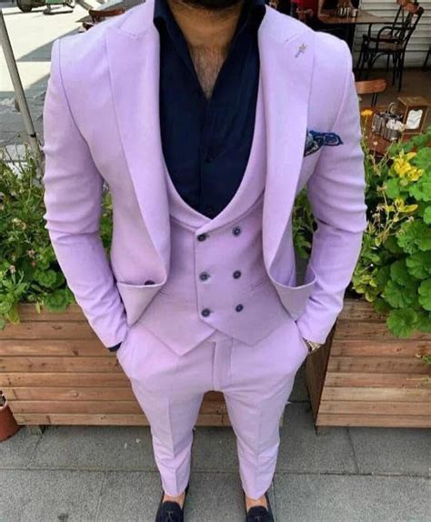 Tailored Lilac Suit: