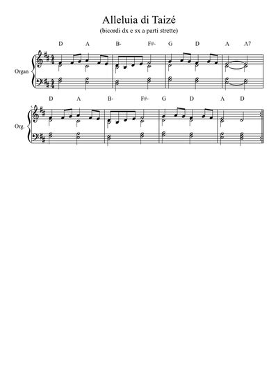 Taize Sheet Music Ebook PDF