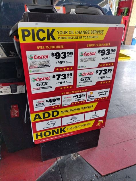 Take 5 Oil Change Prices: A Comprehensive Guide