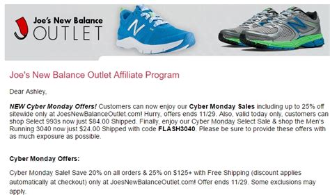 Take Advantage of Joe's New Balance Outlet Promo Code Today!