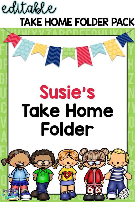 Take Home Folder Template