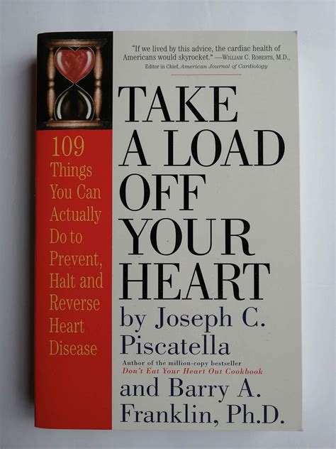 Take a Load Off Your Heart 109 Things You Can Actually Do to Prevent Halt and Reverse Heart Disease Epub