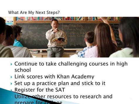 Take challenging courses:
