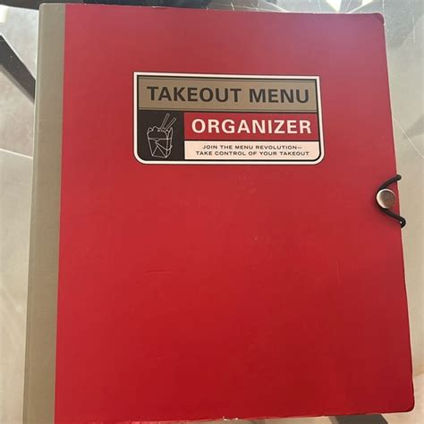 Takeout Menu Organizer by Knock Knock 2011-03-01 Epub